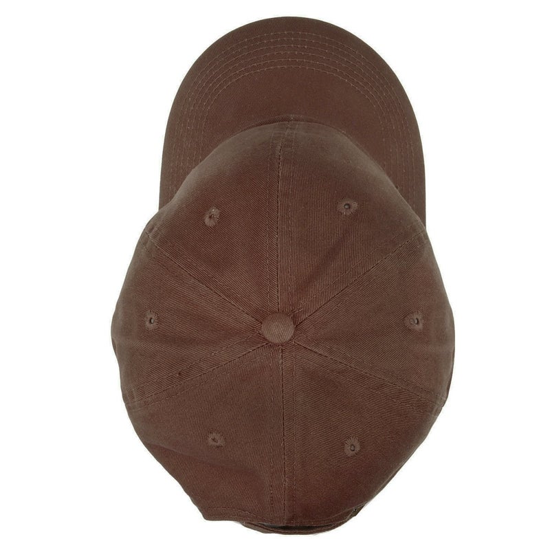 Falari Classic Baseball Cap Dad Hat 100% Cotton Soft Adjustable Size Dark Brown - Image 5